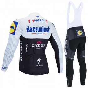 Completo Maglia ML + Pantaloncino con bretelle ML 2020 Deceuninck-Quick-Step N004